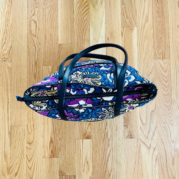 VERA BRADLEY Vegan Leather Tote in African Violets - Picture 4 of 7